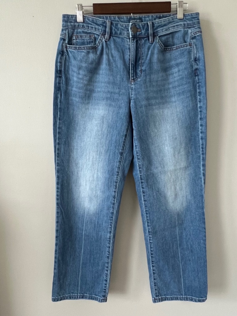 J. Jill (Pure Jill) 100% Organically Grown Cotton Straight Ankle Jeans Women’s S